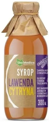 Sirop de lavandă cu acerola și vitamina C naturală, 300 ml, EkaMedica