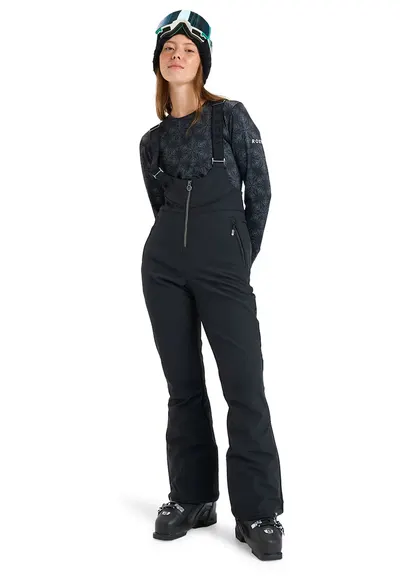 Pantaloni impermeabili cu bretele ajustabile pentru ski Summit - Negru