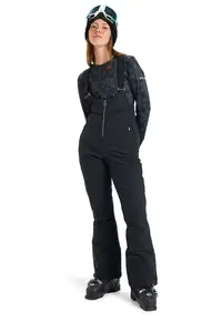 Pantaloni impermeabili cu bretele ajustabile pentru ski Summit - Negru