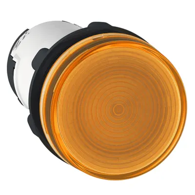 lampa pil. rot. Ø 22 - portocalie - baza BA 9s - <= 250 V - borne clema-surub