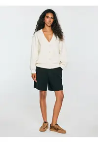 Cardigan lejer din amestec de bumbac organic Elisa