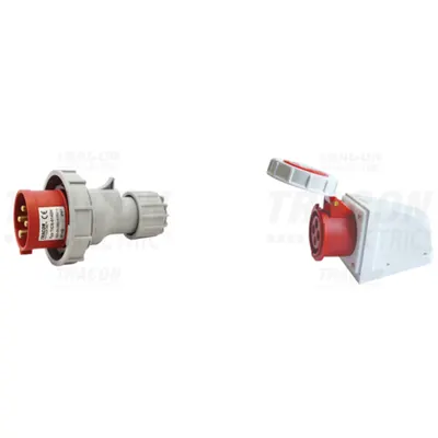 Pachet Industrial IP67 Trifazat: Fisa si Priza Aparenta, 16A, 400V - Conexiuni Extreme si Sigure