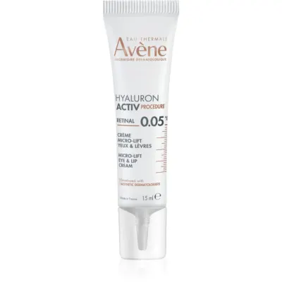 Avène Hyaluron Activ Procedure Micro-Lift Eye & Lip Cream 0.05% Retinal crema cu efect de lifting cu retinal 15 ml