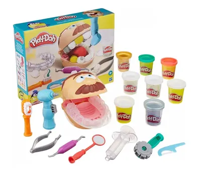 Plastilina Hasbro Play Doh Dentist Dr. Drill