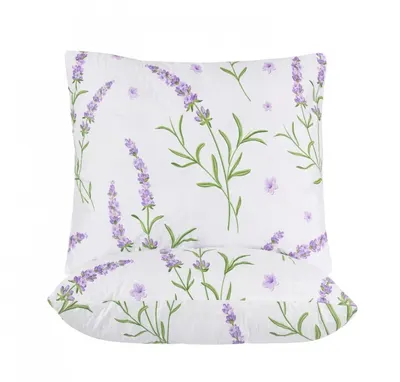 Set 2 perne Somnart Belina lavanda din microfibra, lavabile la masina 60 x 60 cm