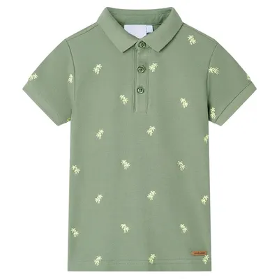 Tricou polo pentru copii, kaki, 92