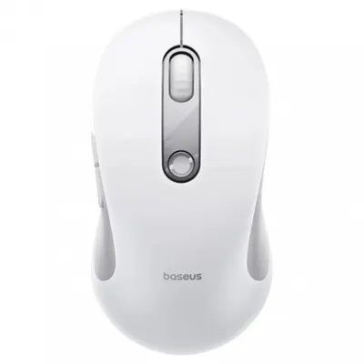 Mouse Wireless Baseus F02, 1600DPI, Wi-Fi, Alb B0203302
