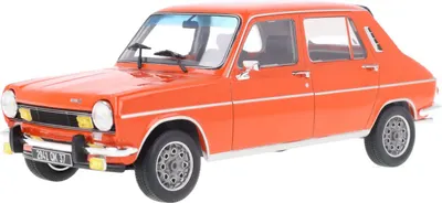 Model de colecție NOREV Modern: Mașini - Simca 1100 TI (1974) (Sumatra Red)