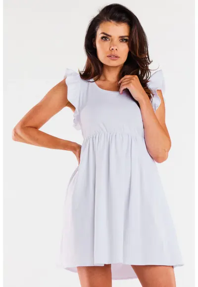 Rochie dama Bumbac - M297 - Alba