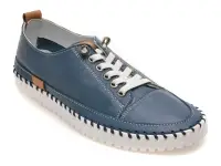 Pantofi GRYXX albastri, EV2898, din piele naturala