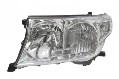 Far stanga (H11 HB3, manual, fundal argintiu, fundal transparent) TOYOTA LAND CRUISER dupa 2008