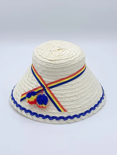 Clop tricolor copii - margine albastra