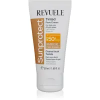 Revuele Sunprotect Tinted Face Cream crema protectoare cu efect de tonifiere SPF 50+ culoare Golden Tint 50 ml