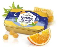 Pastile cu miere, verbină și portocală dulce, 60 g, Famille Mary