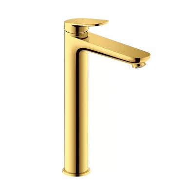 Baterie lavoar Duravit Wave WA1040002034, marime XL, cartus ceramic, monocomanda, 297 mm, Auriu lucios