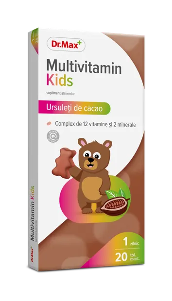Dr. Max Multivitamin Kids, 20 tablete masticabile