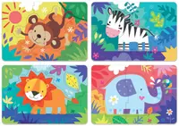 Puzzle progresiv 4in1 - Jungle Animals, 26 piese