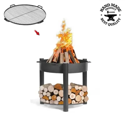 Pachet Vatra MONTANA HIGH 60 cm cu grilaj otel