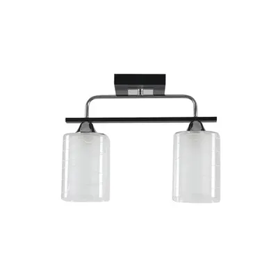 Lustra Niege Crom+Negru+Alb 2xE27 60W