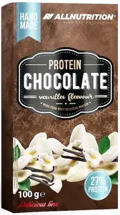 Protein Chocolate, vanilie, 100 g, AllNutrition