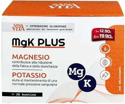 Sanavita MgK Plus, 30 plicuri, Paladin Pharma
