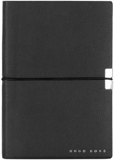 Caiet Hugo Boss Elegance Storyline - A5, cu linii, negru