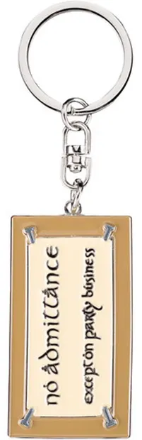Breloc Weta Movies: The Lord of the Rings - No Admittance Sign (Enamel)