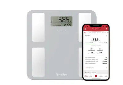 Cântar Digital de Baie Smart Connect Geam