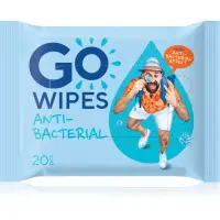 GoWipes Antibacterial Servetele umede cu efect revigorant cu efect antibacterian 20 buc