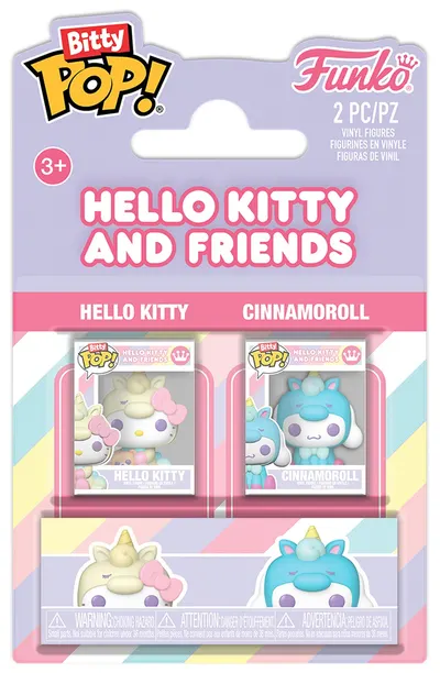 Set de figurine mini Funko Bitty POP! Sanrio: Hello Kitty & Friends - Hello Kitty & Cinnamoroll