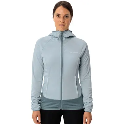 Bluza damska Vaude Tekoa Fleece II niebieska techniczna z kapturem