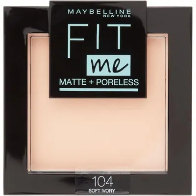 Pudră compactă, Maybelline, Fit Me Matte and Poreless, Soft Ivory