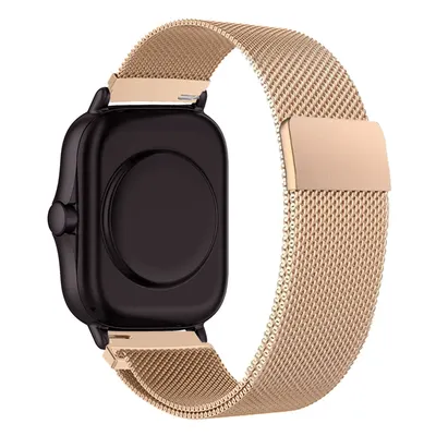 Curea Smartwatch Milanese Loop, pentru Huawei Watch GT / GT 2 / GT 2E / GT 3 / PRO / Samsung Galaxy Watch / Amazfit GTS, Latime 20/22mm, Rose-Gold - 22 mm Engros