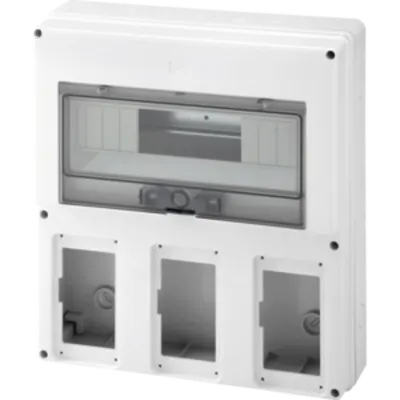Board pentru Fix Priza de Curent Compact - Unwired - 3 pentru Combibloc 16 Flange / 32a