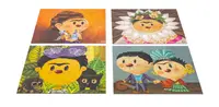 Puzzle 4 in 1 43 piese - Museum Kidz - Frida Kahlo
