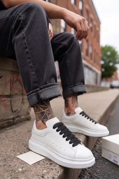 Adidasi barbati casual albi VIP ZR 777