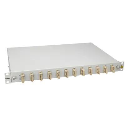 Splicebox, 4 fibre,SC,50/125µm OM2, culisant,19,1UV , ECO