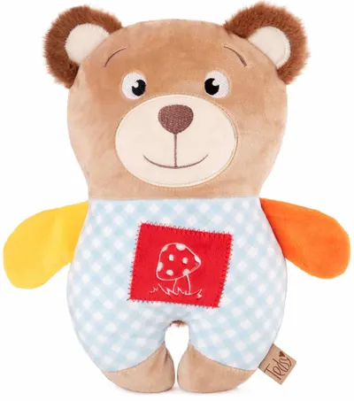 Jucărie anti-colici cu sâmburi de cireșe Amek Toys - Ursuleț, Chubby the bear