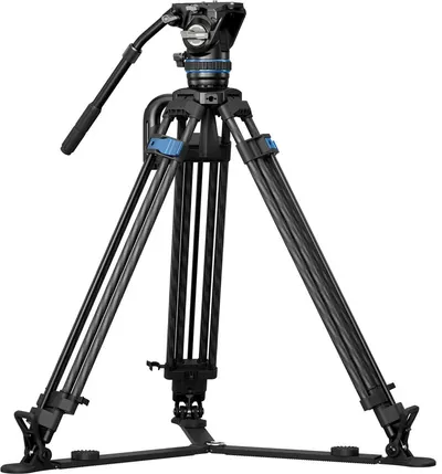 Trepied video din carbon Sirui SQ75 cu cap video S5 - Pro Video Carbon Tripod Kit Rapid Twin-Leg