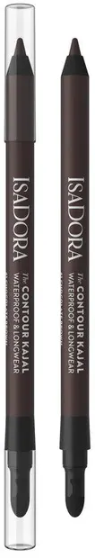 IsaDora Creion de ochi rezistent la apă The Contour Kajal, 61 Chocolate Brown, 1.2 g
