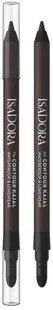 IsaDora Creion de ochi rezistent la apă The Contour Kajal, 61 Chocolate Brown, 1.2 g