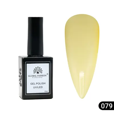 Oja semipermanentă Global Fashion, Gel polish Elite Glow 15 ml, 79 Engros