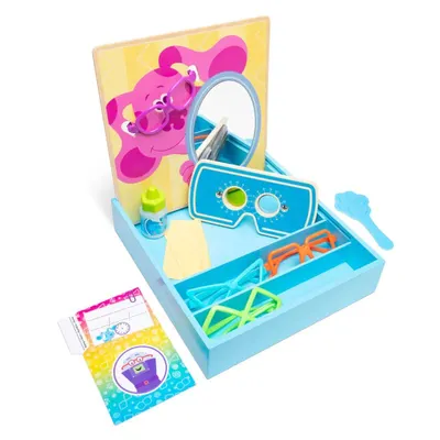 Set de joacă Melissa & Doug - Puzzle-urile lui Blu, timp pentru ochelari