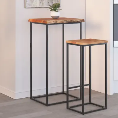 vidaXL Blat masă 50x40x2,5 cm dreptunghiular lemn acacia margine vie