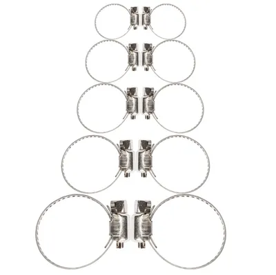 Set 10 Coliere Metalice Micul Fermier Ø8mm-27mm