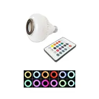 Bec bluetooth LED cu boxa, jocuri de lumini si telecomanda