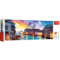 Puzzle Trefl 1000 piese - Panorama Canal Grande, Venice