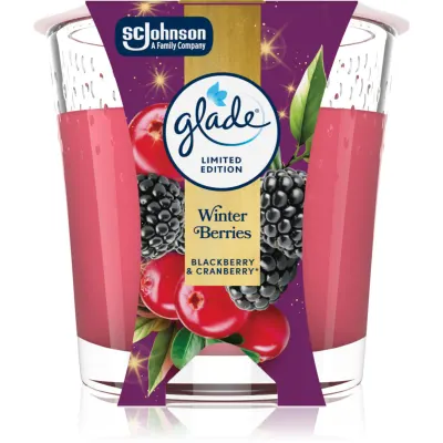 GLADE Winter Berries lumânare parfumată 112 g