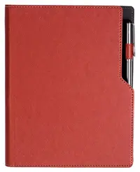 Agenda din piele cu spirala Alicante A5 - Bordo