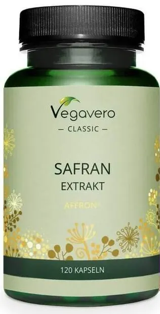 Safran Extrakt, 120 capsule, Vegavero